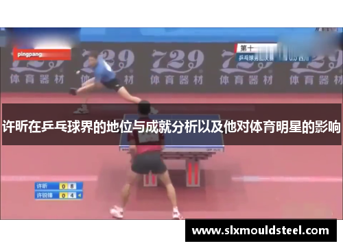 许昕在乒乓球界的地位与成就分析以及他对体育明星的影响